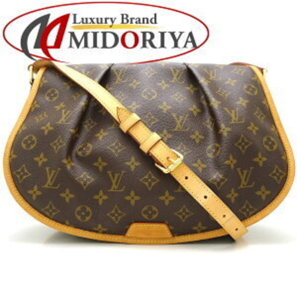 Louis Vuitton Monogram Menilmontant Brown Crossbody Shoulder Bag
